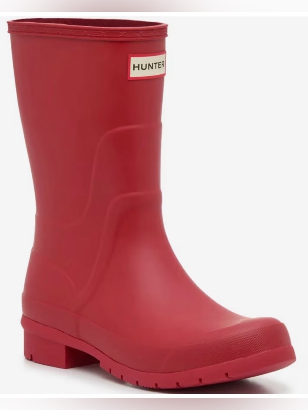 HUNTER Liberty Rain Boot - Women's 9 Red